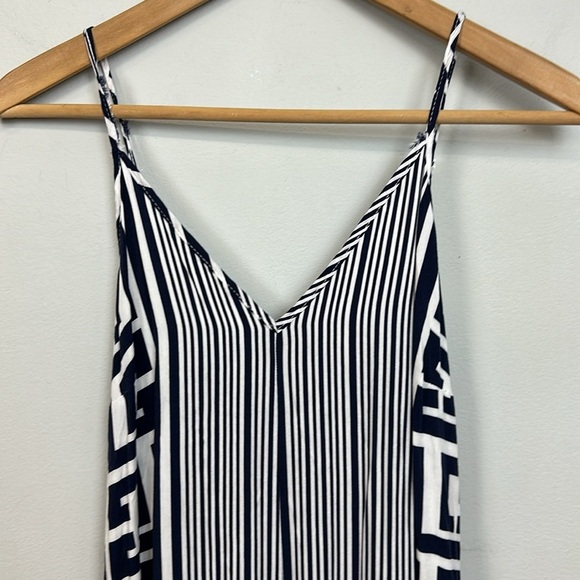 Elsta by CSN Harem Jumpsuit in Stripes and Greek Print Sz S/M - Picture 3 of 8